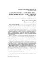Compatibilidad de la pensión de Gran Invalidez con el Trabajo por cuenta ajena