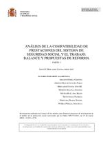 Análisis de la compatibilidad de prestaciones del Sistema de Seguridad Social y el trabajo