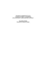 Criterios jurisprudenciales y otros factores a considerar en la petición y aplicación de las penas