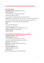 Ficha de los delitos contra la Administración de Justicia