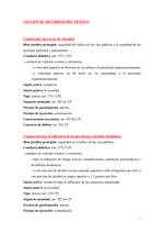 Ficha de los delitos contra la seguridad del tráfico