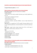 Ficha de los delitos de los funcionarios