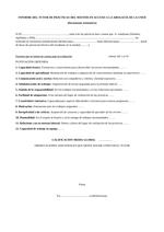 Modelo de Informe del Tutor de Prácticas Externas de Abogacía