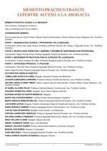 Memento Práctico de Acceso a la Abogacia