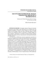 Paradojas del Derecho de la Seguridad Social