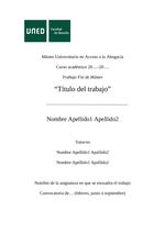 Plantilla para hacer el TFM