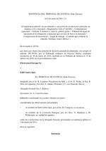 Sentencia del Tribunal de Justicia de la Unión Europea en el asunto C-87/10