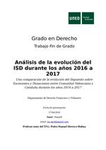 Evolución del Impuesto de Sucesiones y Donaciones