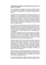 Tratamiento de datos por Abogados y Procuradores